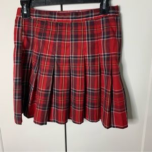 Girl’s H&M Tartan Pleated Mini Skirt